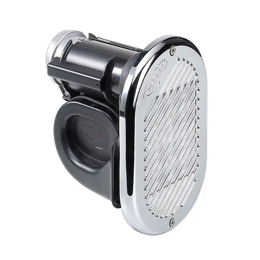 Tromba incasso cromata 24v.