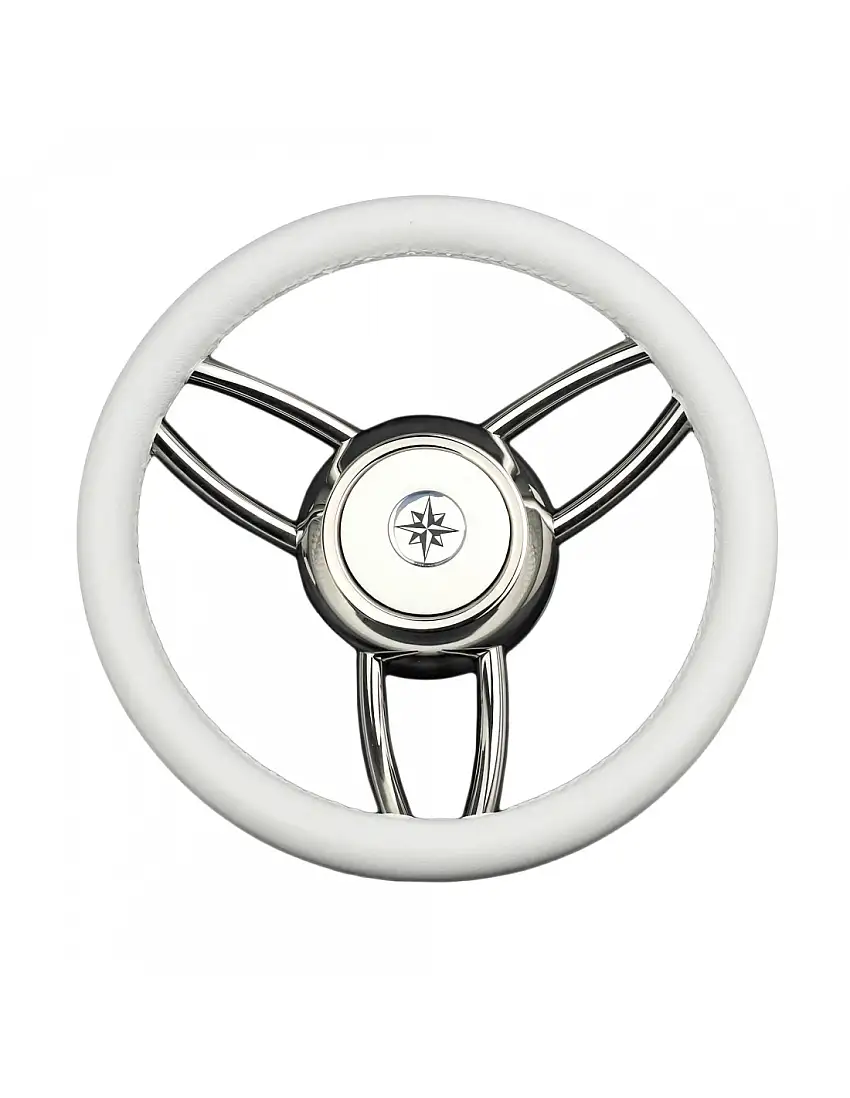 Volante a 6 razze 'Asinara' bianco Ø 350 mm