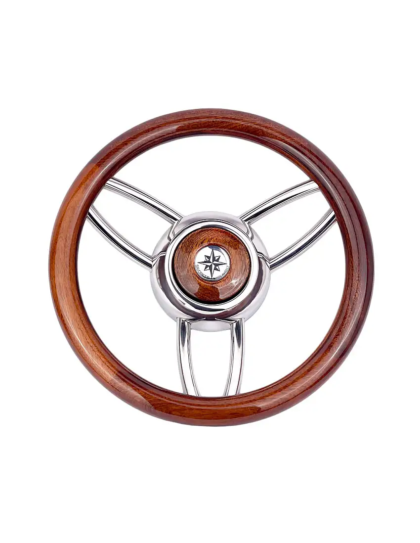 Volante a 6 razze 'Asinara' mogano Ø 350 mm