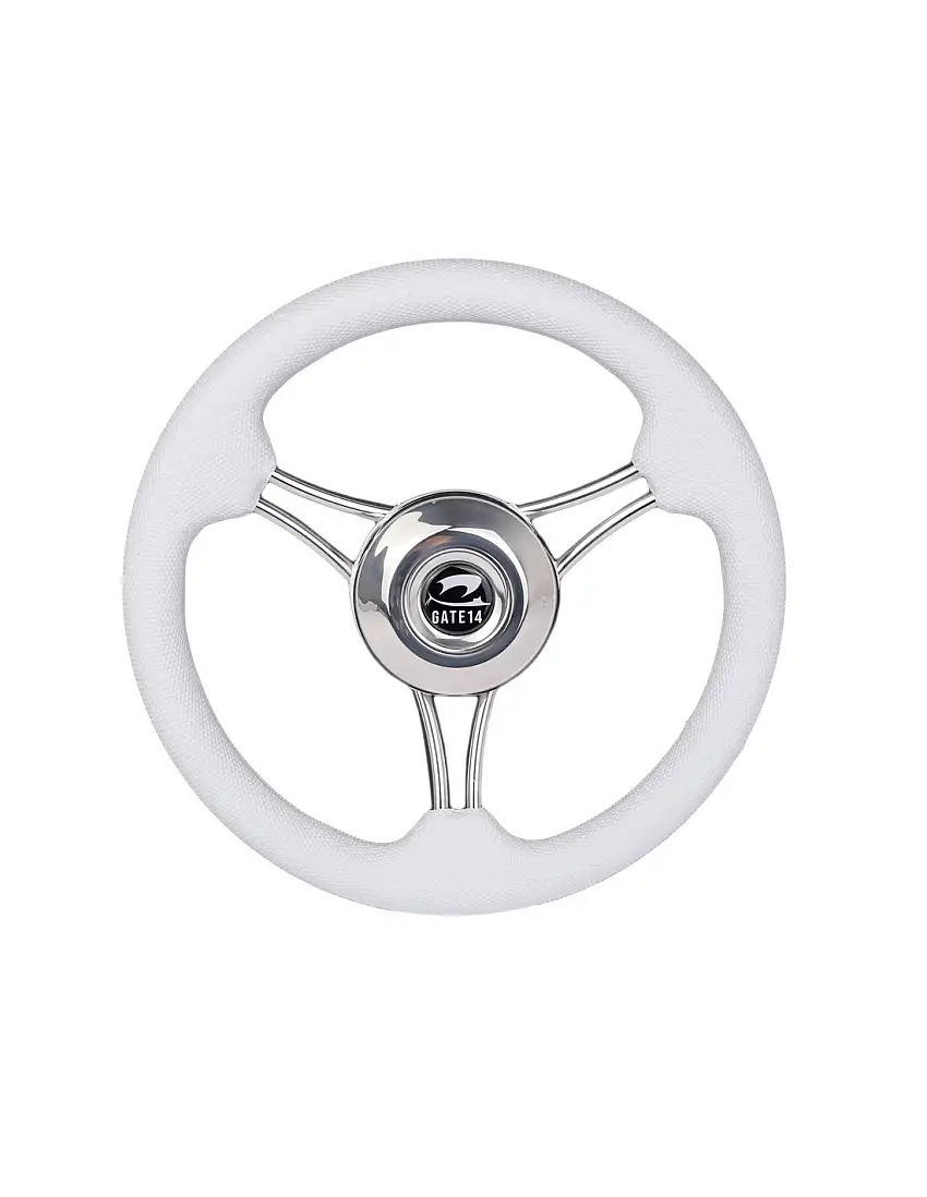Volante a 6 razze 'Panarea' bianco Ø 350 mm