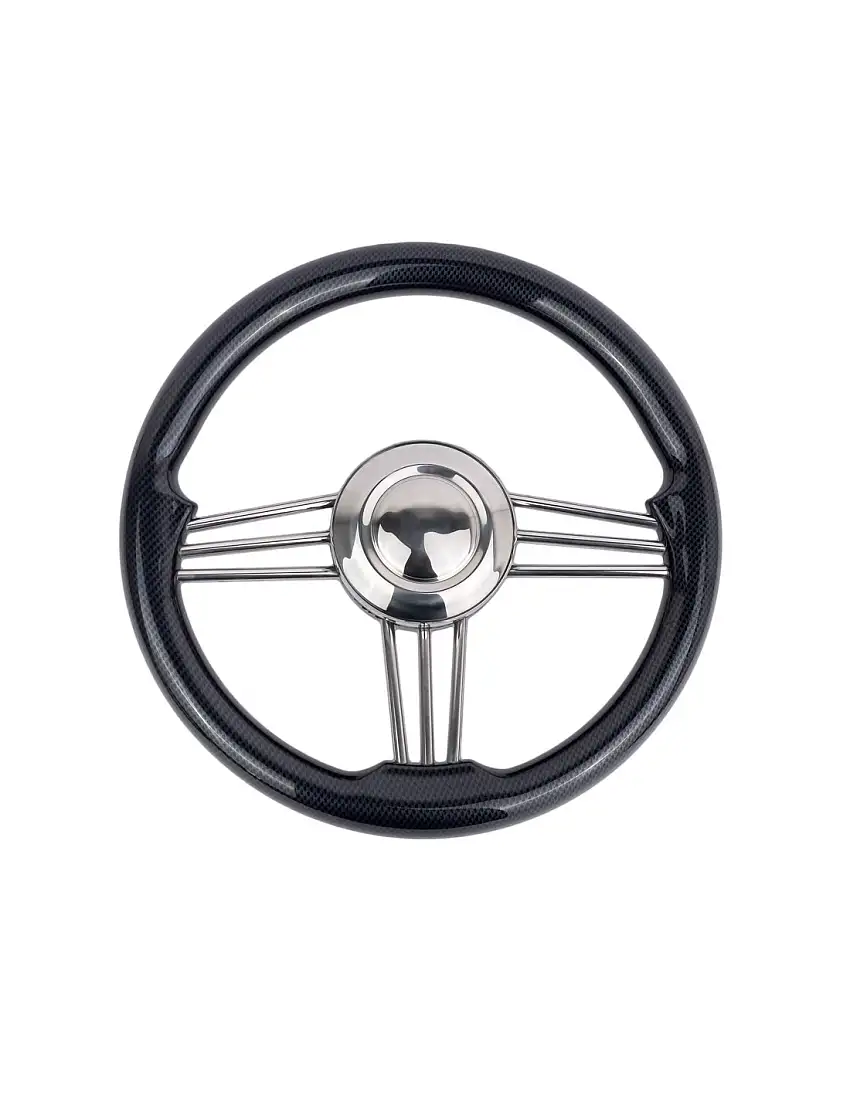 Volante a 9 razze 'Favignana' Ø 350 mm carbon look