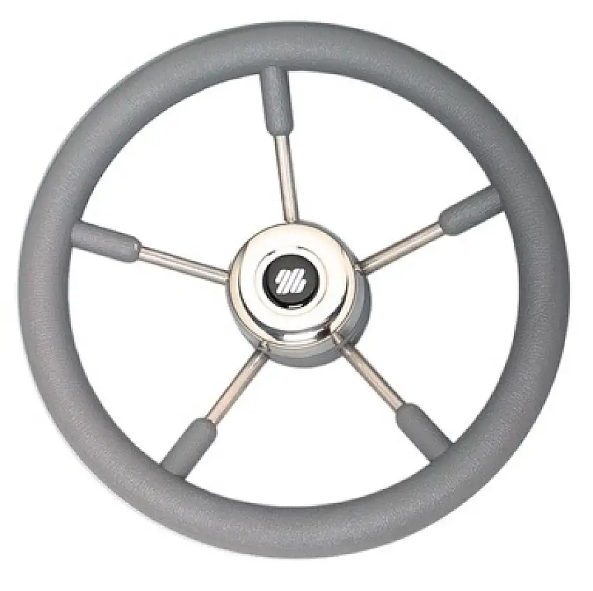 Volante poliuretano grigio mm.350 V57