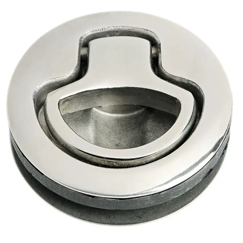 Alzapagliolo chiusura sportelli inox tondo (38.147.05)