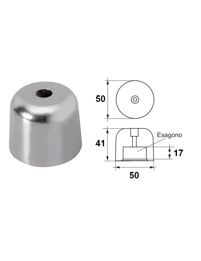 Anodo Ogiva OG034B Vetus