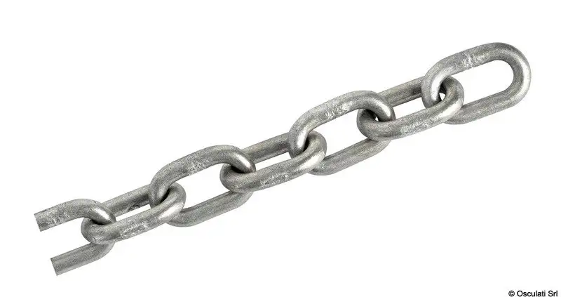 Catena calibrata zincata a fuoco grado 70 8 mm x 100 m