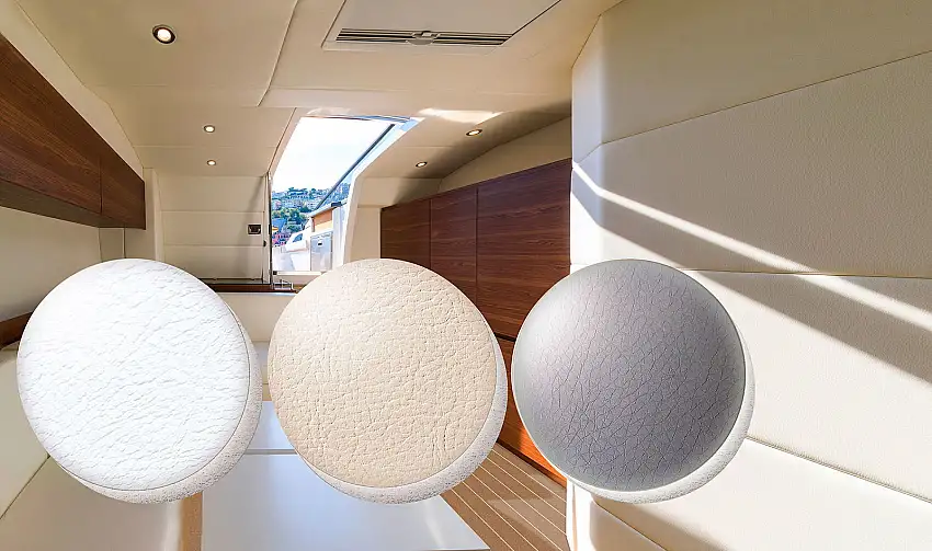 Pannelli a soffitto e a parete GISATEX in look pelle
