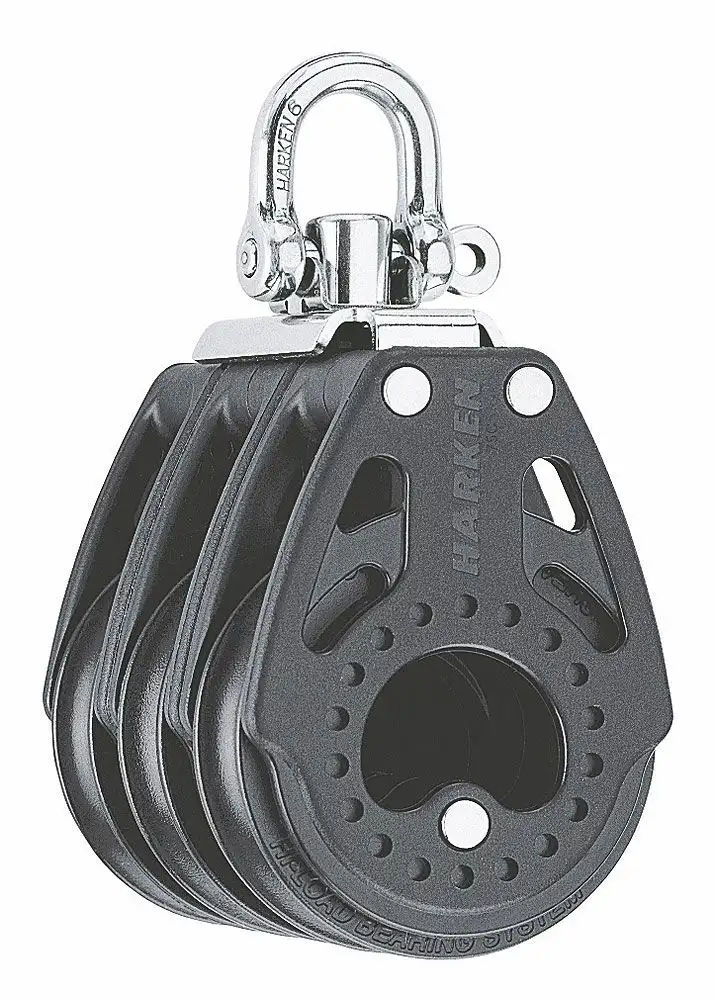 Harken Carbo AirBlocks, bozzello a tre dischi/vortice
