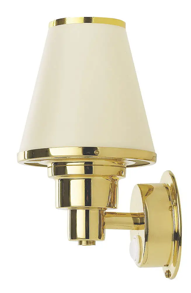 Luce a castello in ottone 12 V