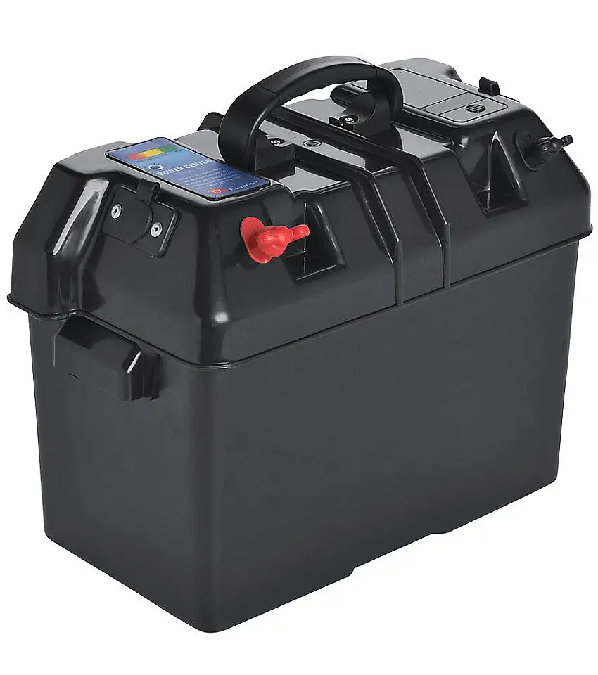 Box batteria con indicatore