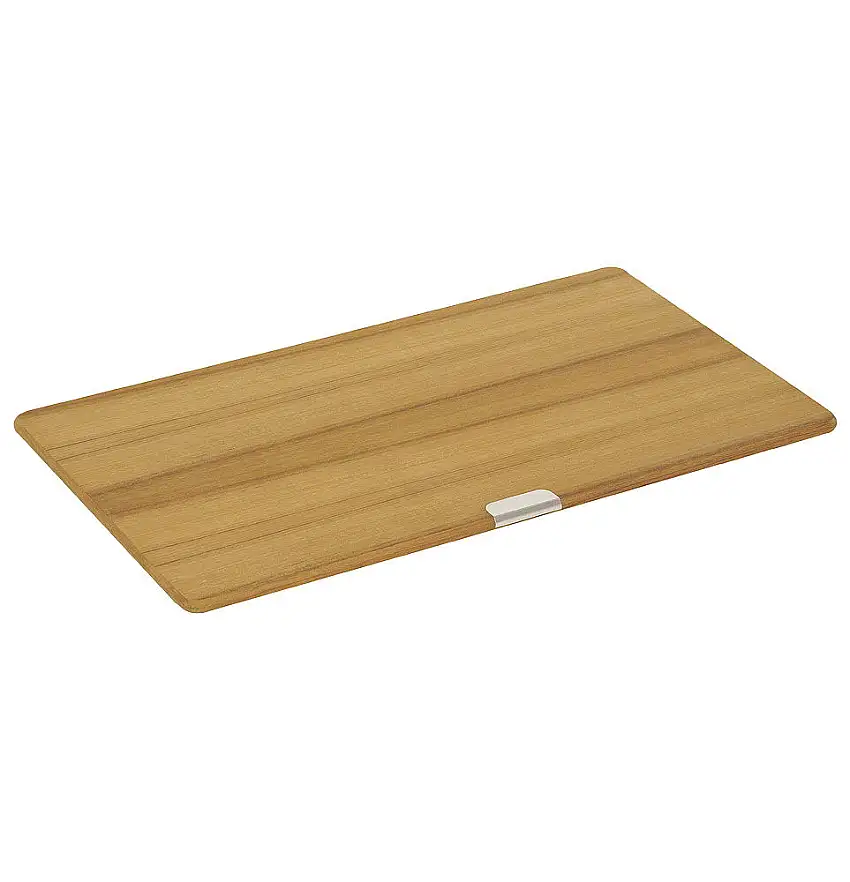 FORMA Piano del tavolo impiallacciato in teak