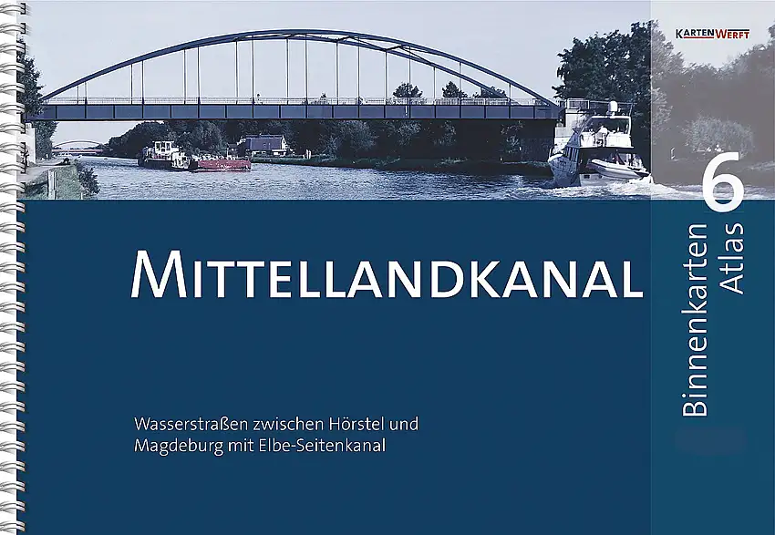 ATLAS 6 carte di navigazione interna Mittellandkanal