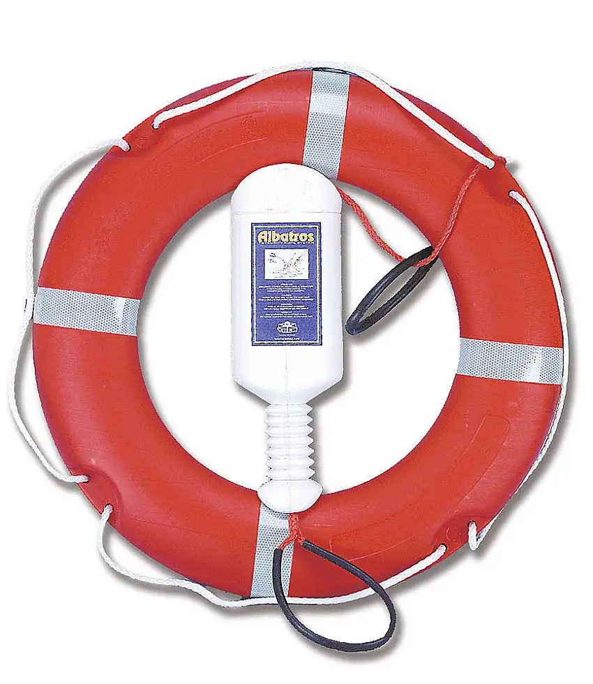 Salvagente 75cm con filo di lancio 30m