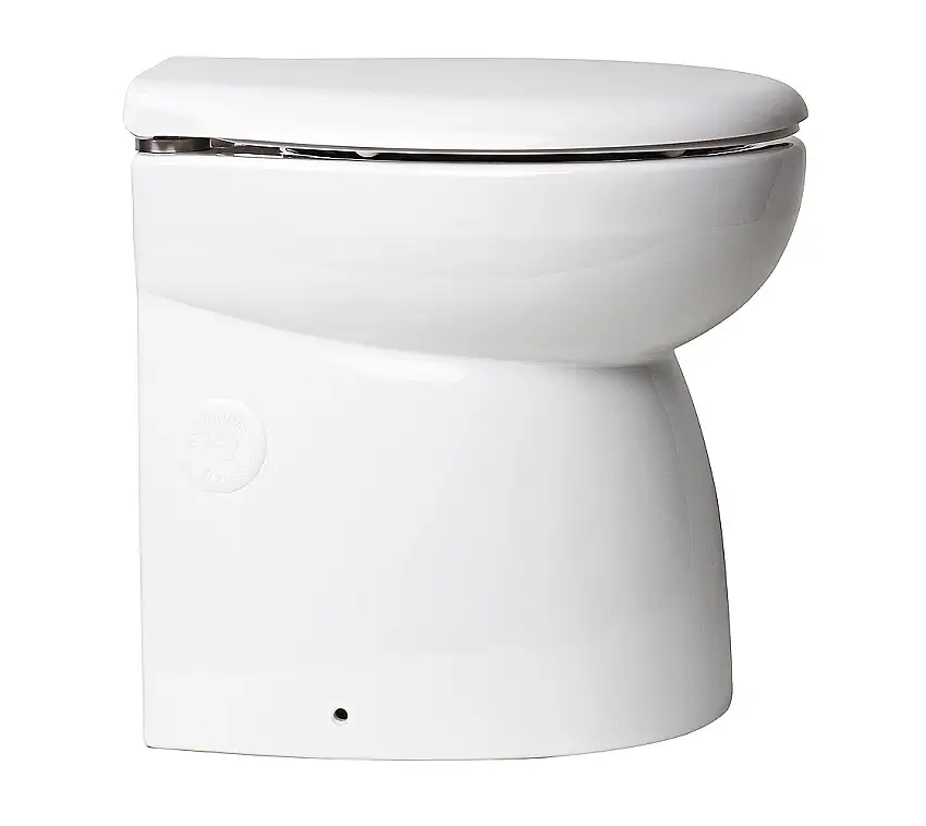Elegante toilette elettrica per barca