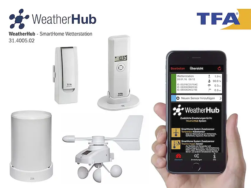 Stazione meteo WeatherHub SmartHome