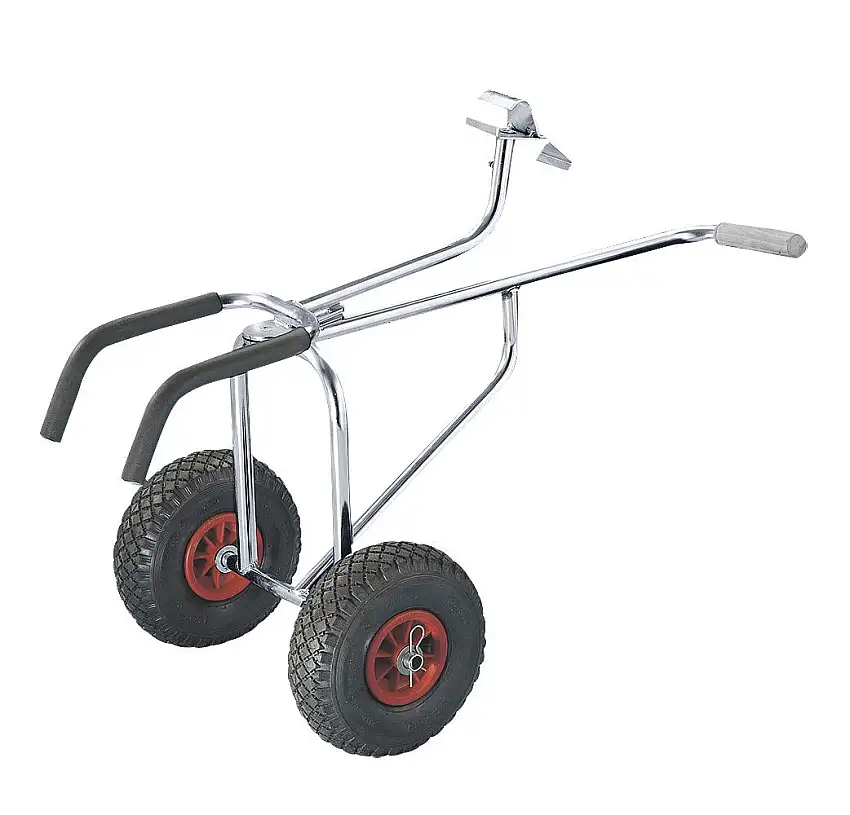 Carrello di traino per gommoni