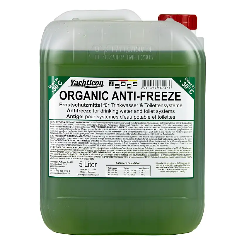 Protezione antigelo per l'acqua potabile