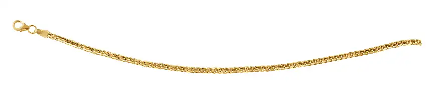 Catena intrecciata 42 cm, oro giallo