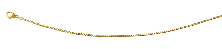 Catena veneziana 45 cm oro giallo