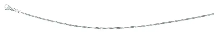 Catena blindata 42 cm in oro bianco