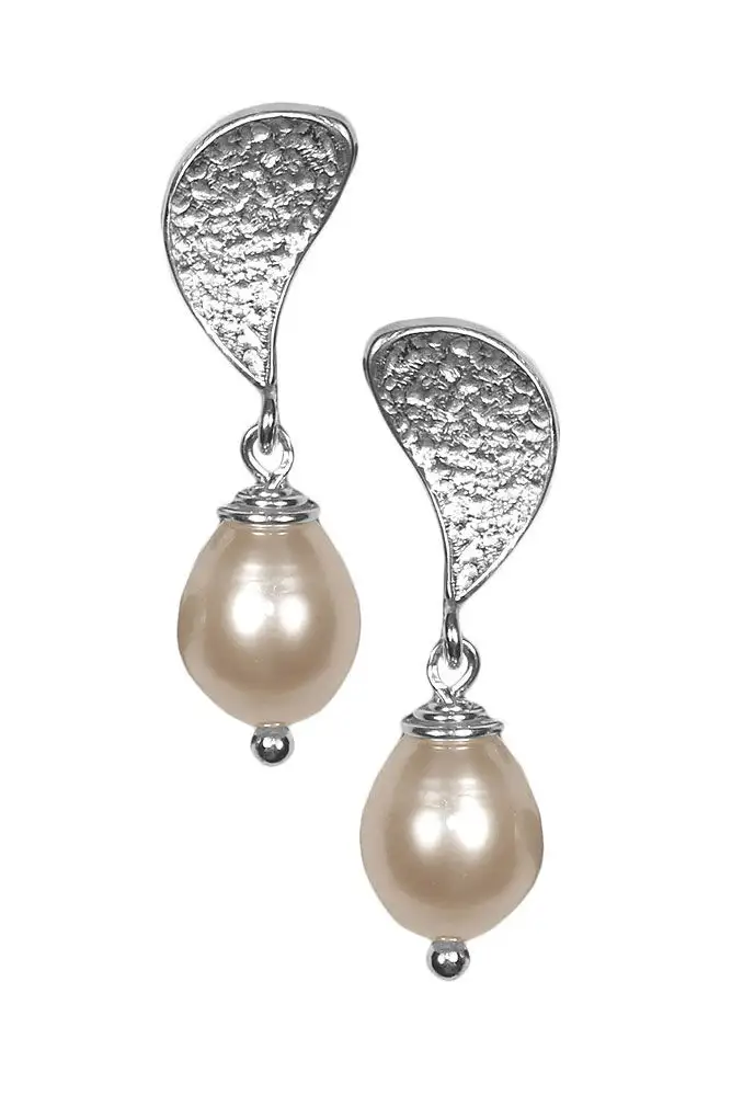 Orecchini con perla in argento 925