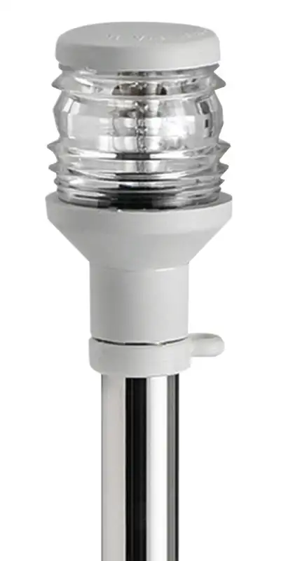 11.112.04 Asta Compact inox 100 cm fanale bianco Osculati