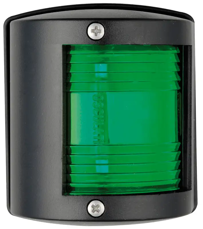 11.415.02 Fanale U77 verde/nero Osculati