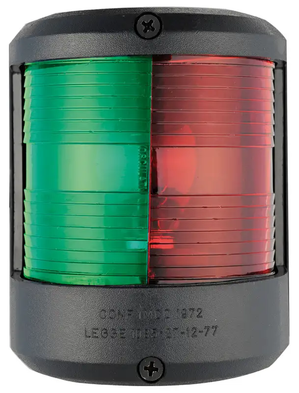 11.417.05 Fanale U78 rosso/verde/nero 12 V Osculati