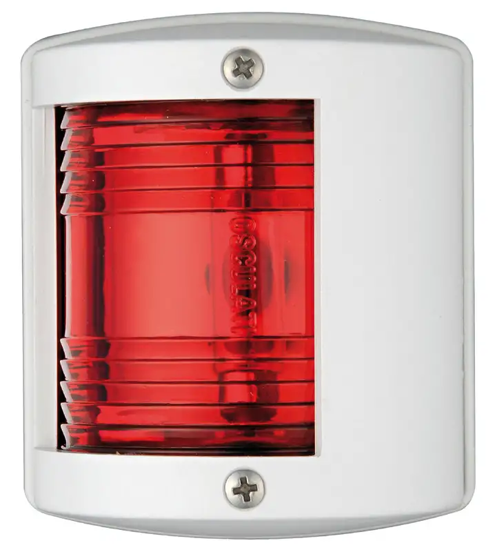 11.425.01 Fanale U77 rosso/bianco Osculati