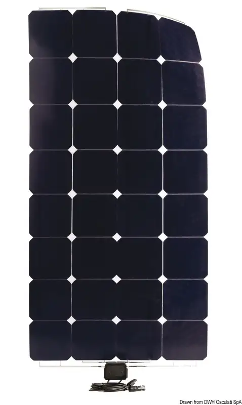 12.034.08 Pannello Solare Enecom SunPower 124 Wp 1230×546 mm Osculati