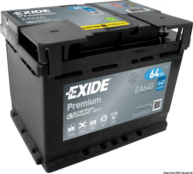 12.404.02 Batteria Premium 64 Ah Osculati