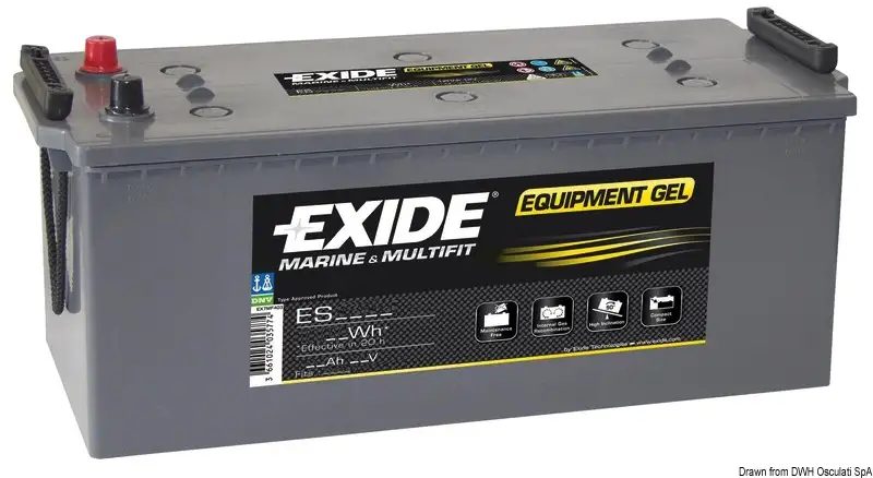 12.413.08 Batteria Exide gel 210 Ah Osculati