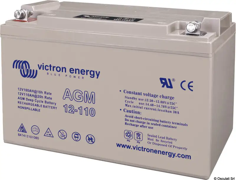 12.416.01 Batteria Victron AGM Deep Cycle 12 V 110 Ah Osculati
