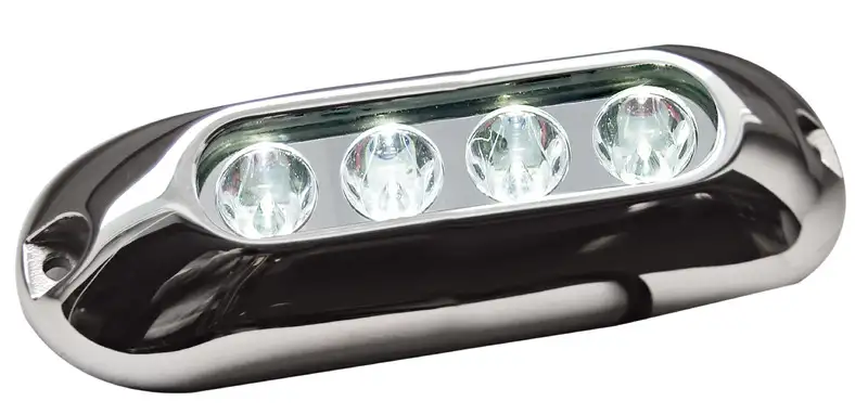 13.281.00 Faro subacqueo 4 LED bianchi Osculati