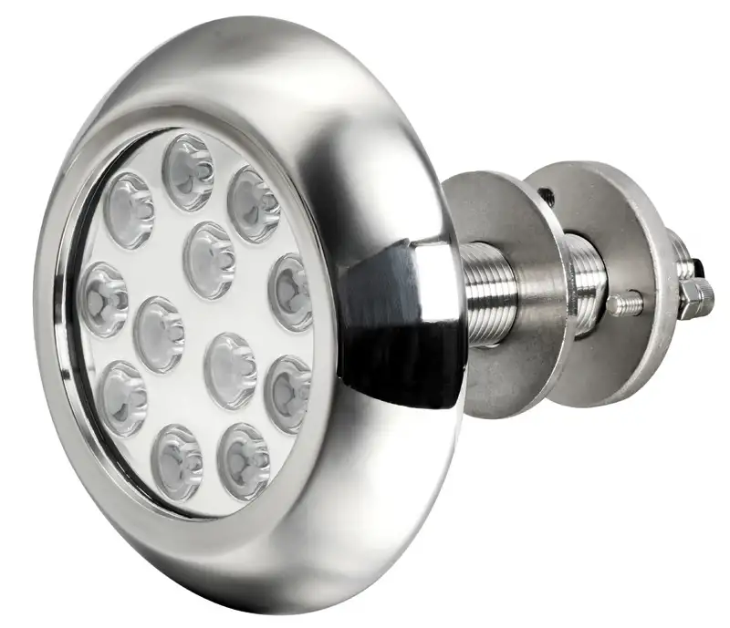 13.299.00 Faro subacqueo 12 LED blu con prigioniero Osculati