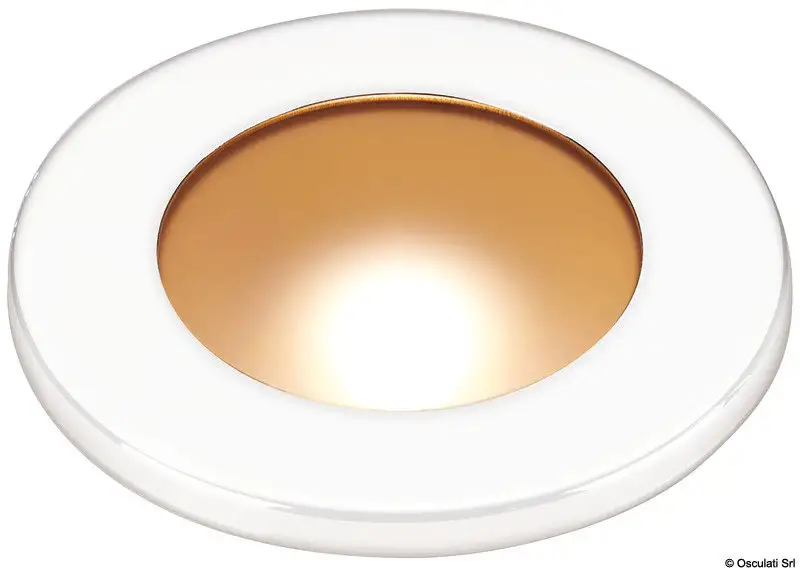 Luce Led bianca e rossa incasso dimmerabile Polis