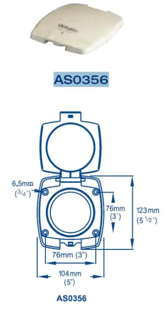 15.350.98 Kit coperchio e ghiera per 15.350.00 Osculati
