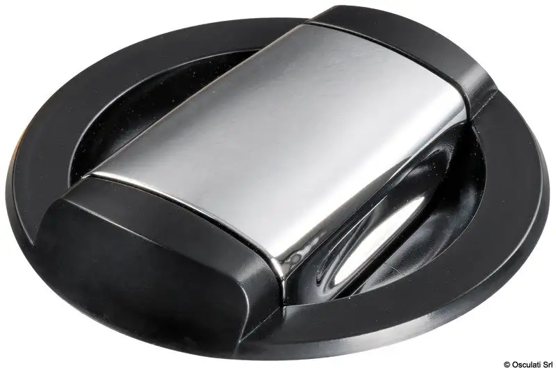 Doccia c/miscelatore Saturn base orizzont.nera