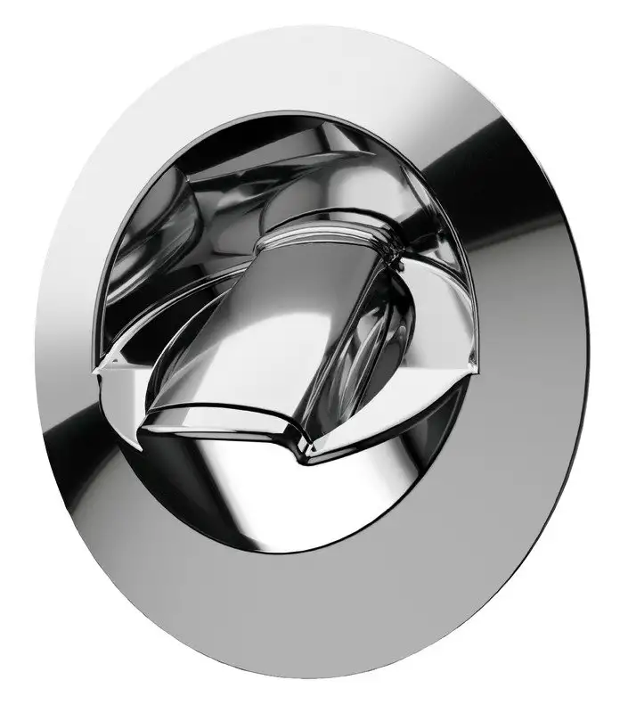 Doccia c/miscelatore Saturn base verticale Inox