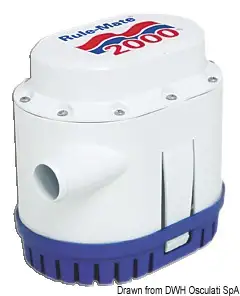 16.020.21 Pompa Rule automatica 129 l/min 24 V Osculati