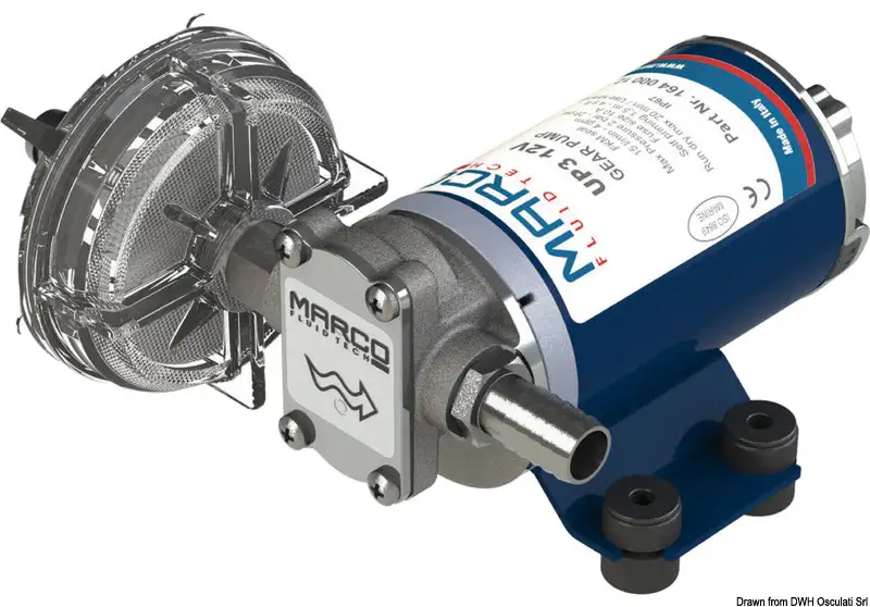 16.047.12 Pompa autoadescante 12 V 15 l/min Osculati