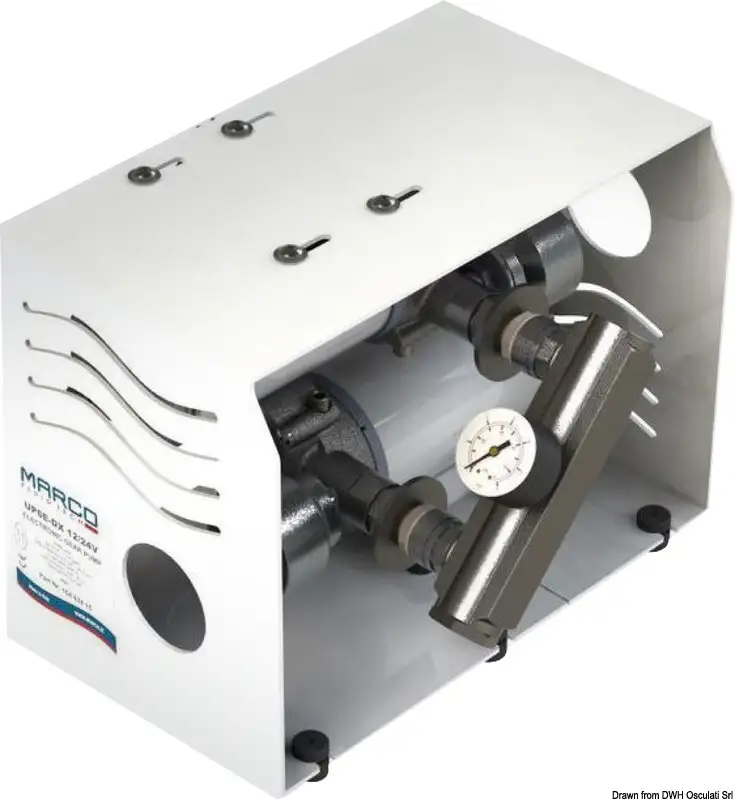 16.047.35 Doppia autoclave a contollo elettr. 2,5 bar 52 l/m Osculati