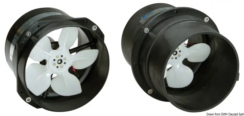 16.108.11 Ventilatore assiale 12 V 6 A Osculati