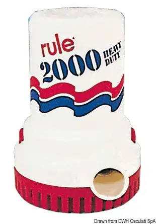 16.115.60 Pompa Rule 2000 12 V 8,4 A Osculati