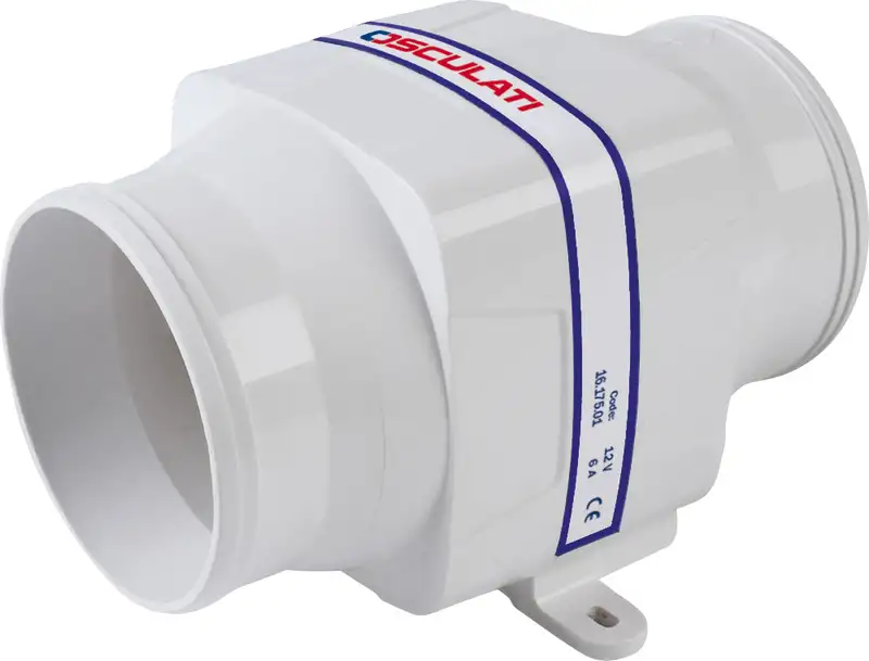 16.175.02 Aspiratore/Ventilatore assiale Hyperflow 7,6m3 24V Osculati