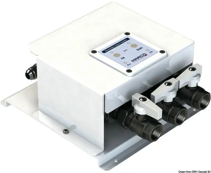 16.190.53 Sistema cambio olio elettronico 3 valvole BSP Osculati