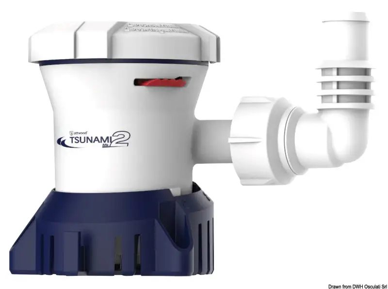 16.492.05 Pompa Attwood Tsunami MK2 T1200 24V 52 l Osculati