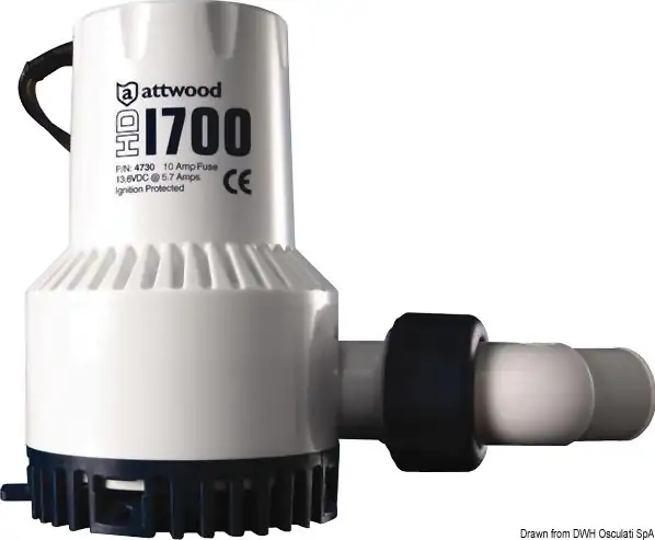 16.504.12 Pompa Heavy Duty 12 V 6 A Osculati