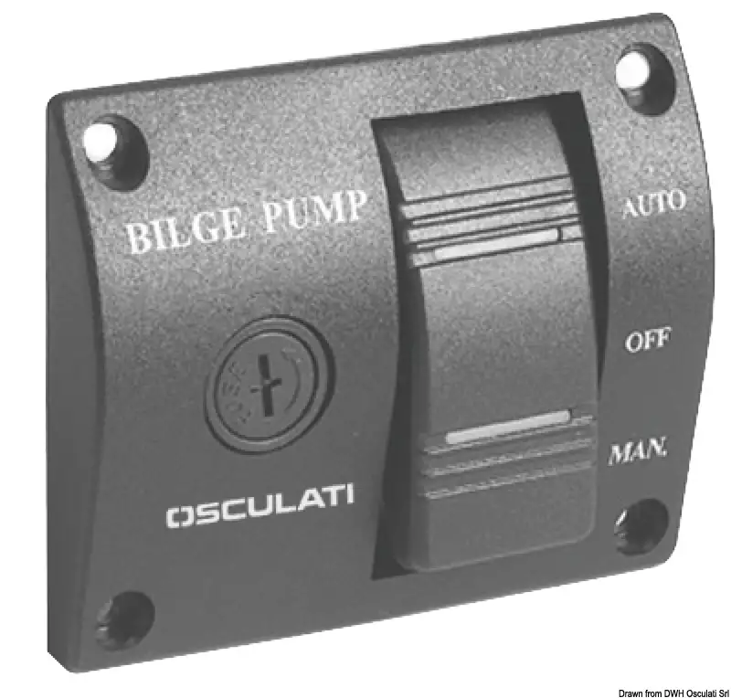 16.606.30 Pannello di controllo 12/24 V Osculati