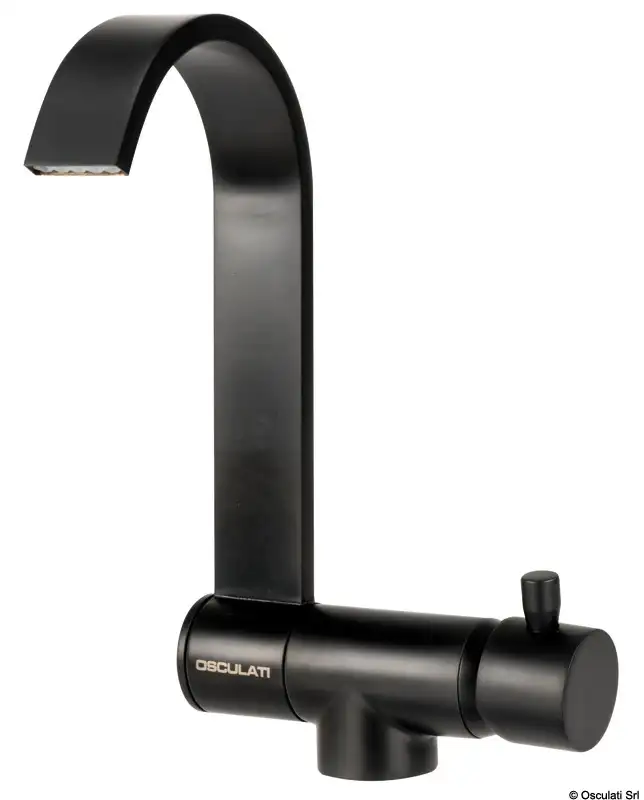 17.079.05 Miscelatore Style nero canna abbattibile Osculati