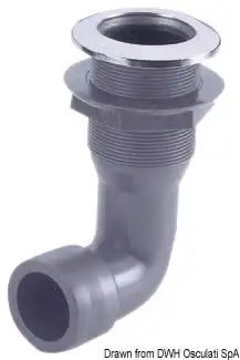 Scarico plastica 90° - 1/2"